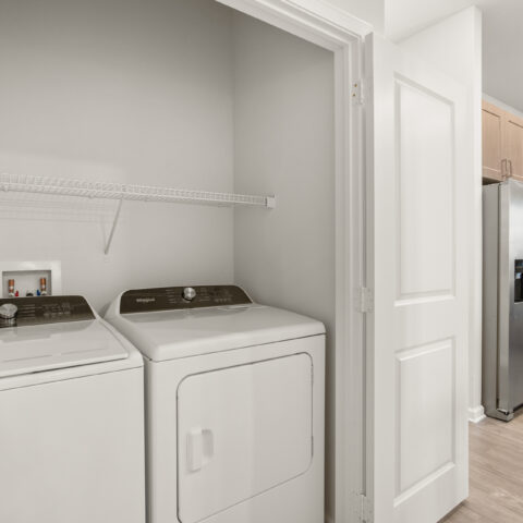 washer and dryer in every unit at Sanctuary at Daytona